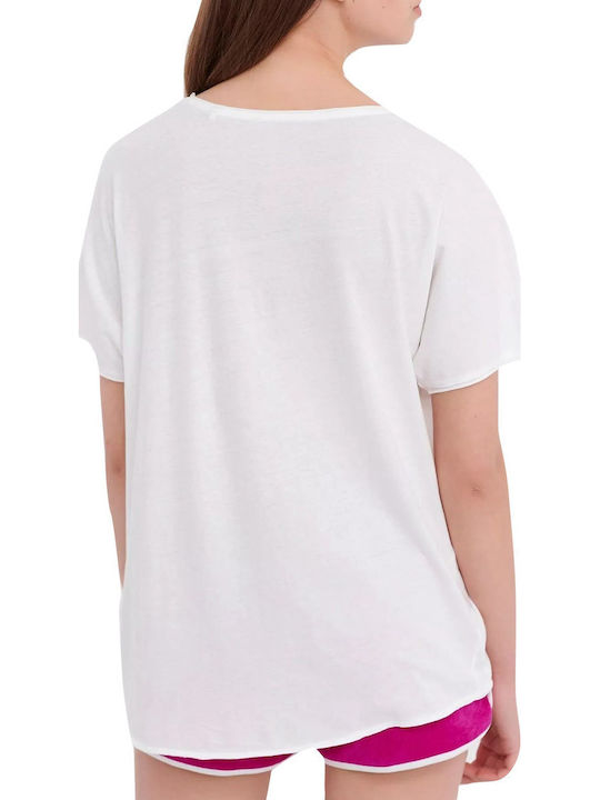 Funky Buddha T-Shirt Λευκό