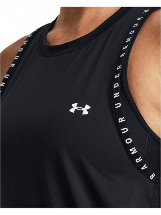 Knockout Novelty Women's Athletic Blouse Sleeveless Black.