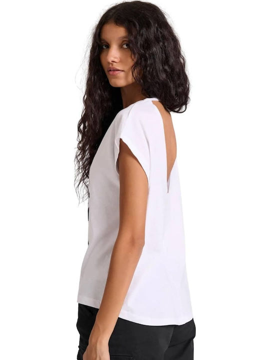 Bluza Damă Sport Tricou Alb