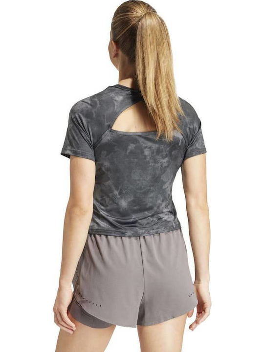 adidas Essentials Aop T-Shirt Γκρι