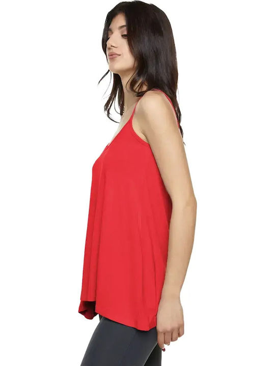 Damen Bluse mit Trägern Coral