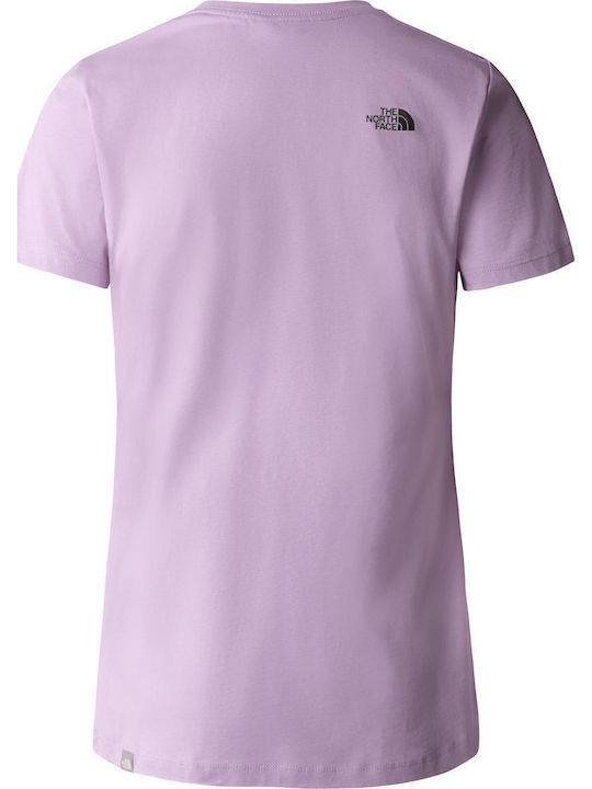 Easy Γυναικείο Αθλητικό T-shirt Μωβ