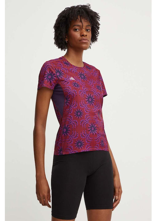 Adizero Women's Athletic T-shirt Fast Drying Purple