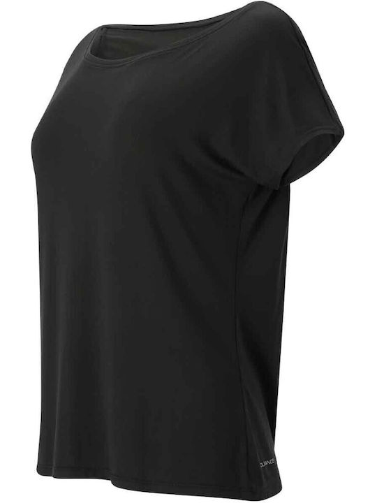 Damen Sportlich T-Shirt Black.