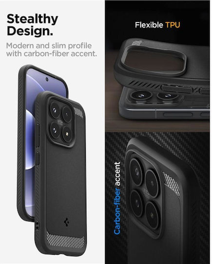 Spigen SGP Robuste Armor Umschlag Rückseite Silikon 2mm Schwarz Xiaomi 17