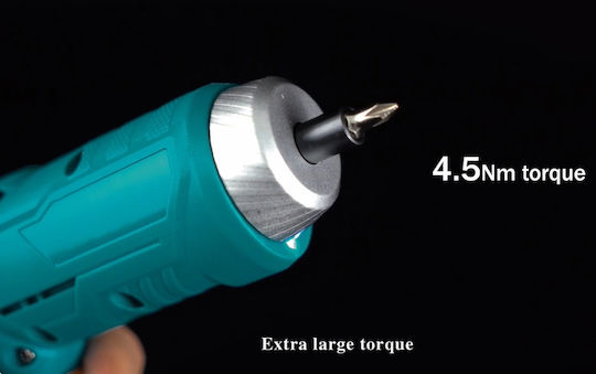 Αkkostar AK510524 Angle Battery Screwdriver 3.7V 1x1.5Ah