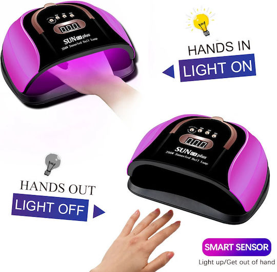 Sun Sun C4 Plus Φουρνάκι Νυχιών UV / LED 256W Ροζ