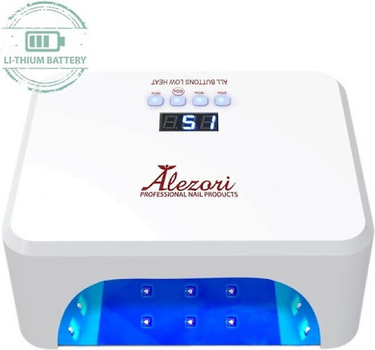 Alezori Лампа за изпичане на нокти UV / LED 60W Бял