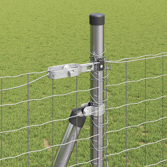 vidaXL Garden Fencing Material 26pcs Silver