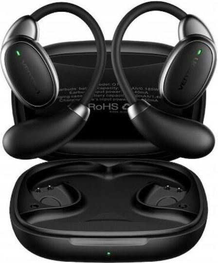 Vention OpenBeat 013 Open Ear Bluetooth Handsfree Earphones with Sweat Resistance and Charging Case Black