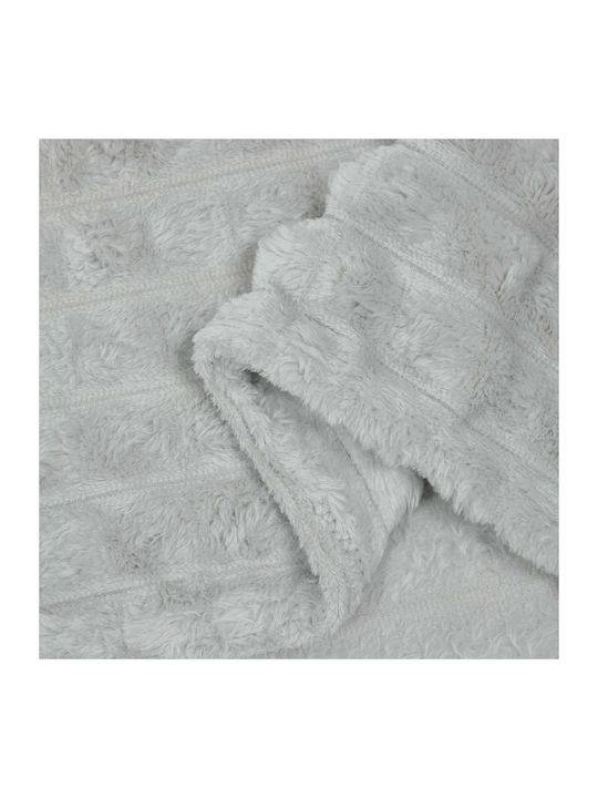 vidaXL Ριχτάρι Πολυθρόνας Fleece 150x130εκ. Γκρι