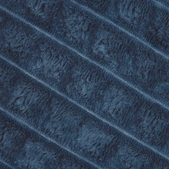 vidaXL Decken & Couchdecken Sesselüberwurf Fleece 150x130cm Dunkelblau