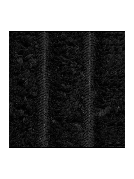 vidaXL Ριχτάρι Πολυθρόνας Fleece 200x150εκ. Μαύρο 42016886