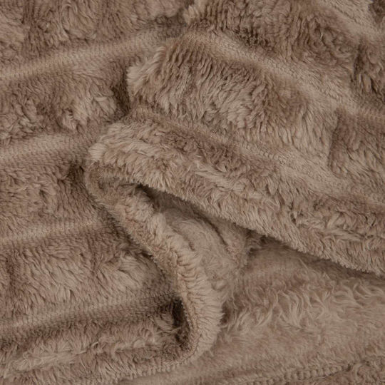 vidaXL Фотьойл Throw Полар 240x220см Камилопардова