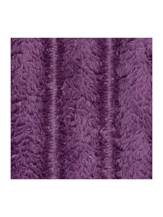 vidaXL Ριχτάρι Πολυθρόνας Fleece 200x150εκ. Μοβ 42016902