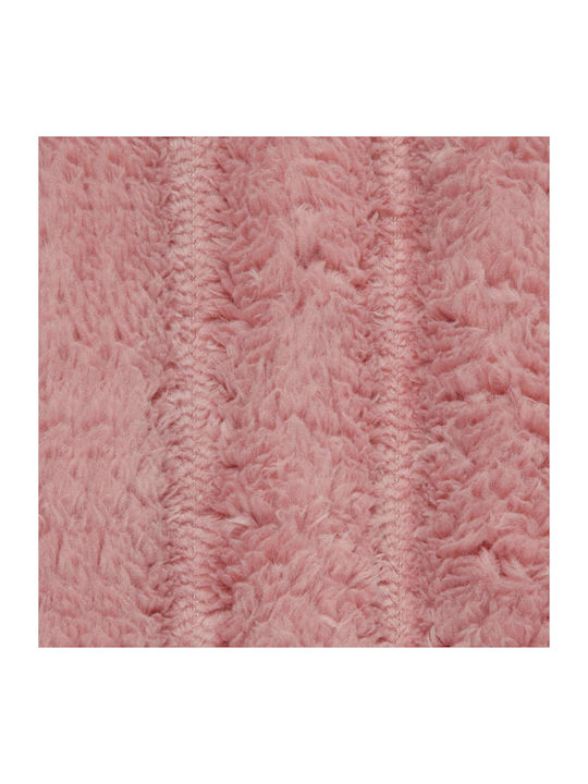 vidaXL Ριχτάρι Πολυθρόνας Fleece 150x130εκ. Ροζ