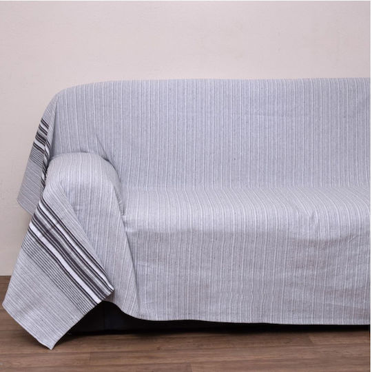Viopros Покривка За Двуместен Диван 170x230см Сива