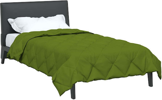 vidaXL Pătură Supraînălțată 220x140cm Verde