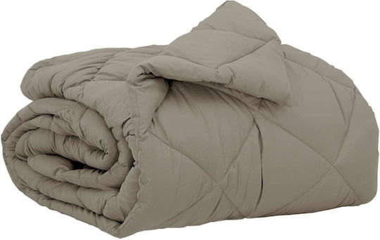 vidaXL Super King Blanket 220x155cm Light Gray
