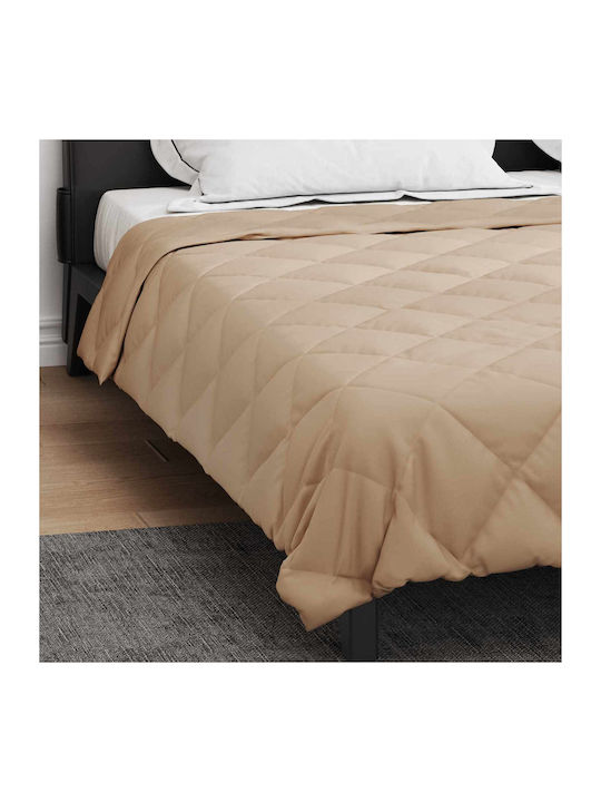 vidaXL Pătură Supraînălțată 220x240 cm Taupe