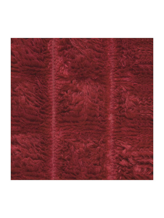 vidaXL Fleece Decke Einzeln 150x130cm Türkis Rot