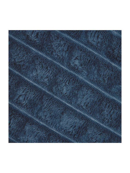 vidaXL Fleece Decke King Size 270x240cm Dunkelblau