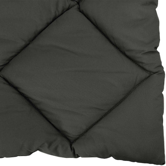 vidaXL Παπλωματοθήκη Διπλή 200x200 Ανθρακί