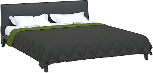 vidaXL Husă de Pilotă Dublă 200x200 Green, Anthracite