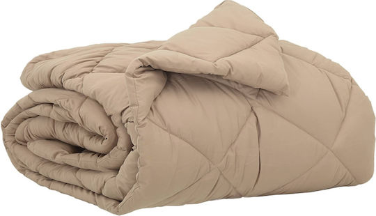 vidaXL Einzelbettbezug 135x220 Taupe