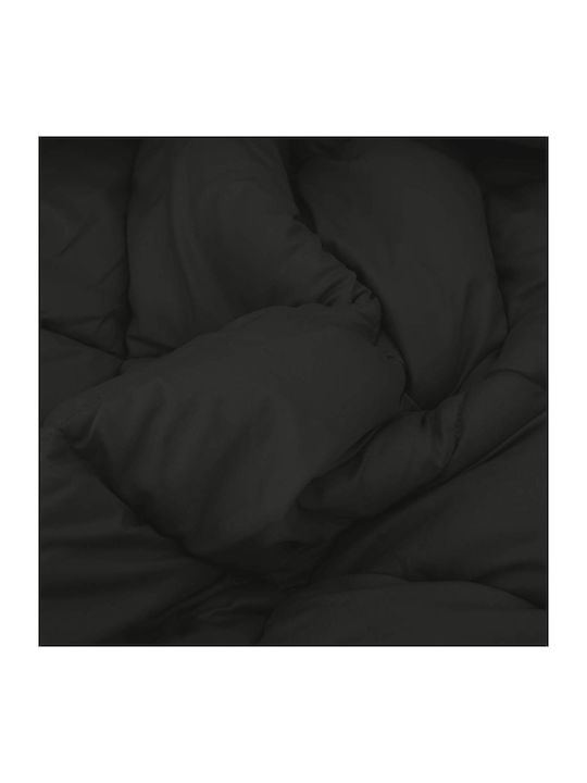 vidaXL Плик за Завивка Кинг Сайз 220x240 Черно