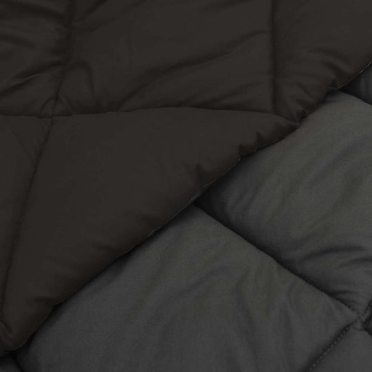vidaXL Плик за Завивка Двоен 200x200 Black, Anthracite