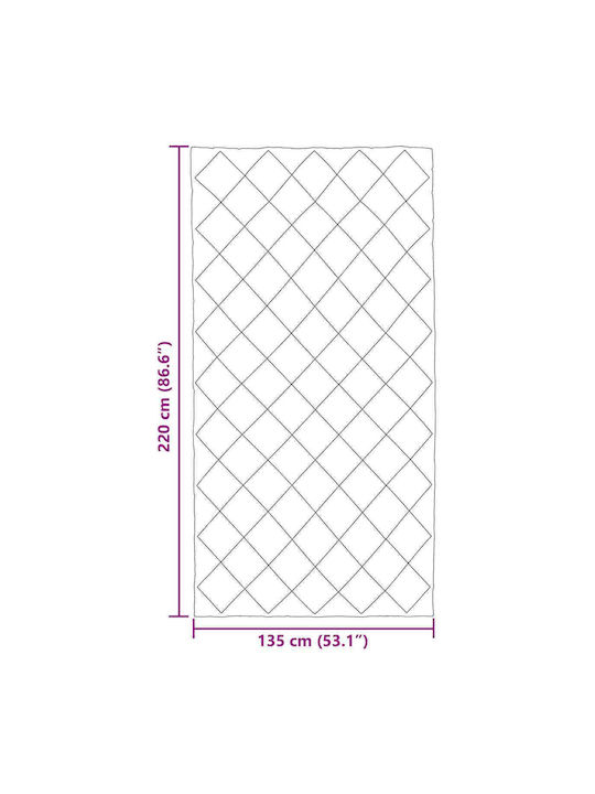 vidaXL Παπλωματοθήκη Μονή 135x220 Μαύρο, Ταμπά