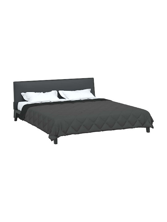 vidaXL Плик за Завивка Двоен 200x200 Black, Anthracite