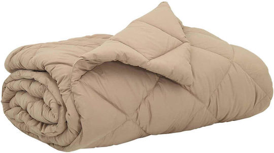 vidaXL Duvet Cover Queen 220x240 Taupe