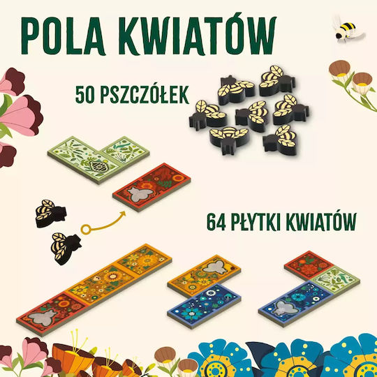 Board Game Fields of Flowers for 1-4 Players 8+ Years Old (PL) Nasza Ksiegarnia