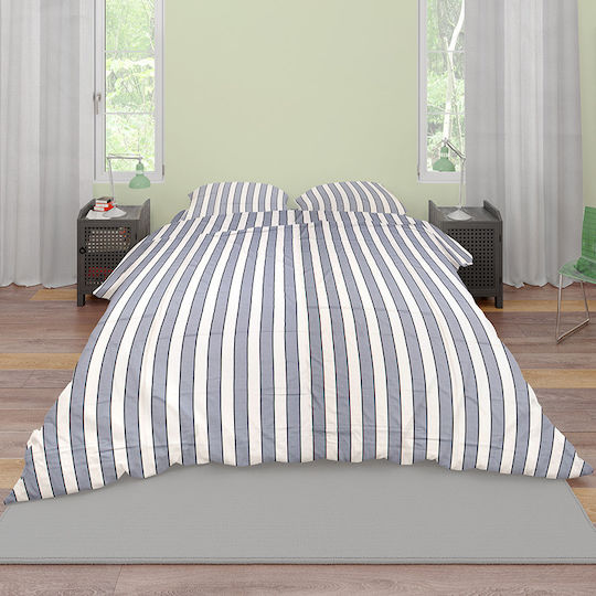 Dimcol Sheet Sets Single 160x240cm. Navy Navy 3pcs