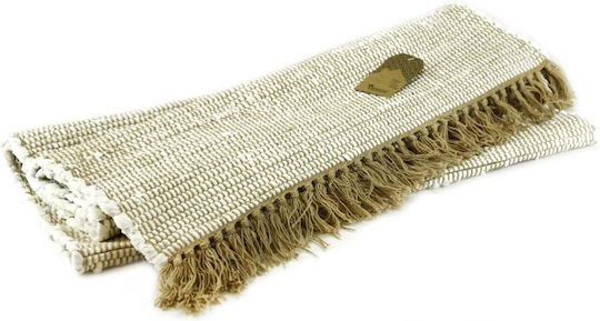 Viosarp Wohnzimmer Teppich mit Fransen 60x100cm Blau