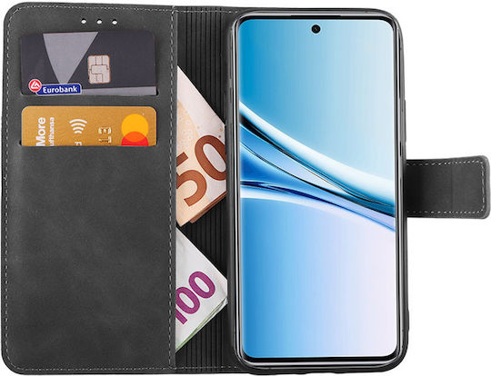 Lime Essential Magnet Книга Изкуствена кожа Сив (Redmi Note 15 / Poco M8)