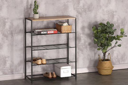 Metalică Suport pentru pantofi 5 rafturi L63xW30xH83cm