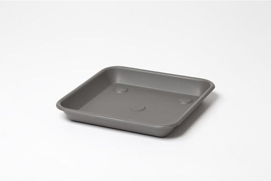 Plastecnic Teller Topf Kunststoff Gray 25x25cm 007.5612541