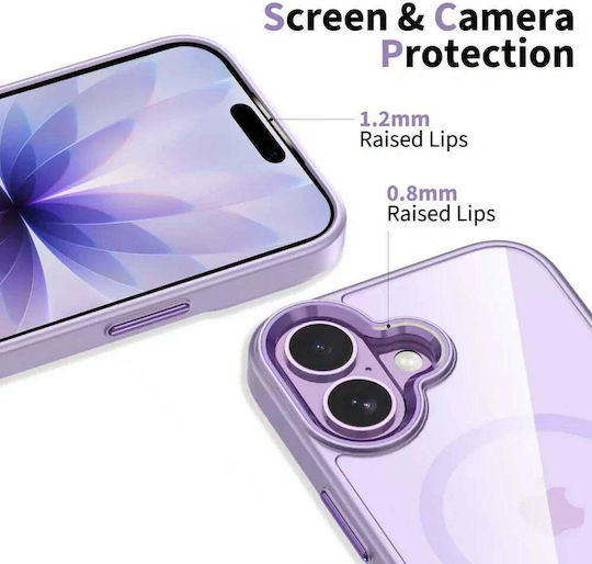 Tech-Protect Magmat Заден Калъф Силикон / Пластмаса Лилав (iPhone 17)