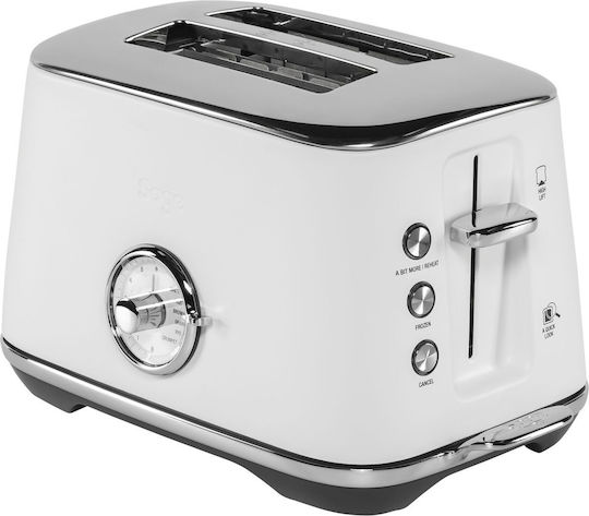 Sage The Toast Select Luxe Φρυγανιέρα 2 Θέσεων 1000W Λευκή