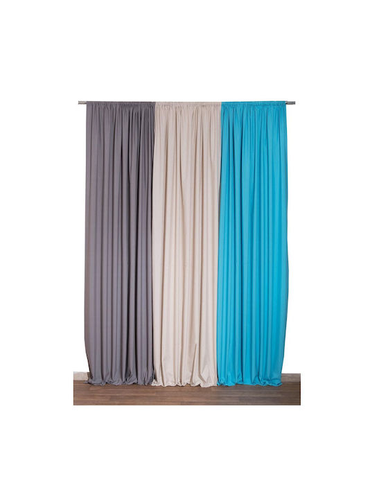 Viopros Viopros Vorhänge mit Bleistiftfalten Louneta 43 Rote 140x270cm