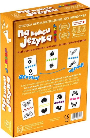 Board Game On Tip Tongue for 3-6 Players 5+ Years Old (PL) Nasza Ksiegarnia
