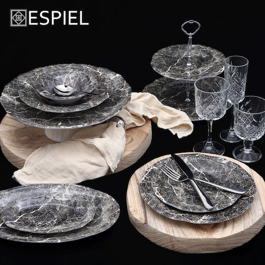 Espiel Купа за сервиране Кръгла от порцелан с диаметър 15бр Espiel Купа за сервиране Кръгла от порцелан с диаметър 15бр