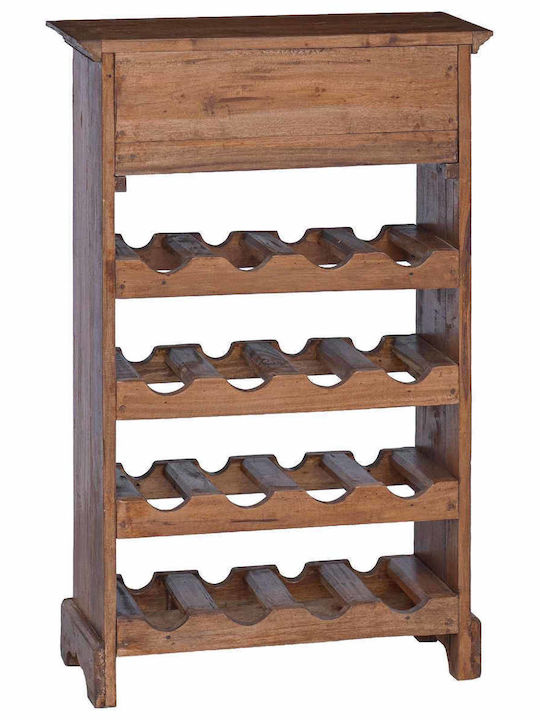 vidaXL Επιδαπέδια Κάβα Ποτών Καφέ 55x23x85εκ.