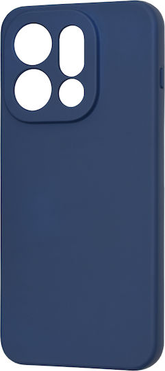 Techsuit Softflex Oppo Find Umschlag Rückseite Silikon Marineblau (Oppo Find X9)