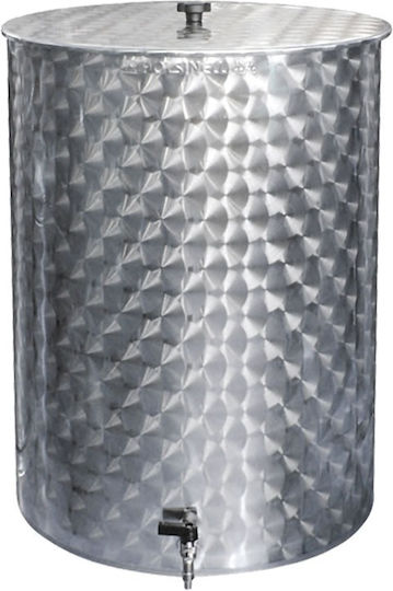 Minox Δοχείο Inox Ανοικτού Τύπου Επίπεδο 400lt 72B26
