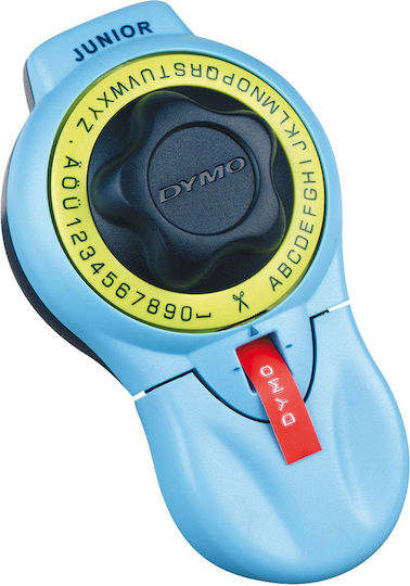 Dymo Junior Mechanical Handheld Label Maker in Light Blue Color