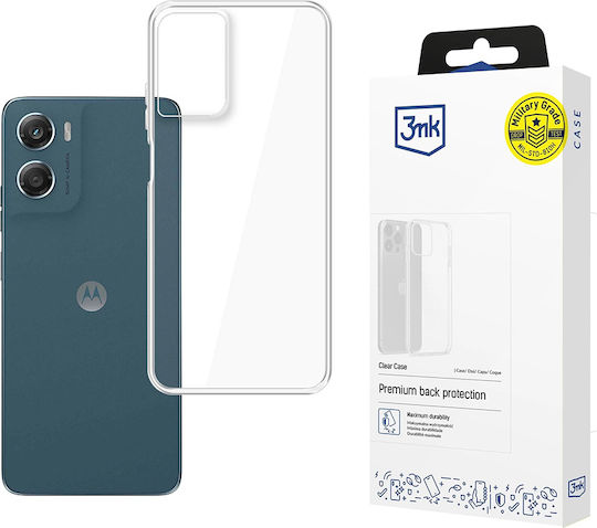 3MK Clear Back Cover Plastic Transparent (Motorola Moto G06, Motorola Moto G06 Power)